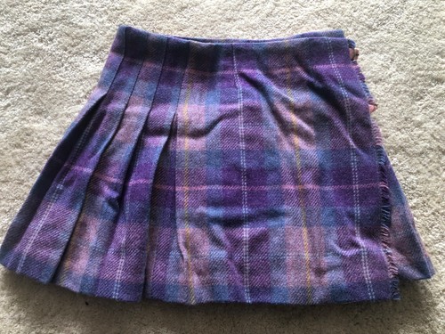 Ness purple tartan wool - tartan, mini