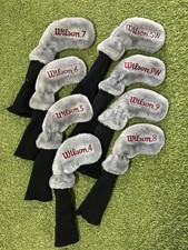 Wilson Golf Iron HEAD COVER SET.  4/5/6/7/8/9/PW/SW 
