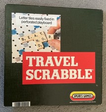 VINTAGE TRAVEL SCRABBLE BOARD GAME - SPEARS GAMES