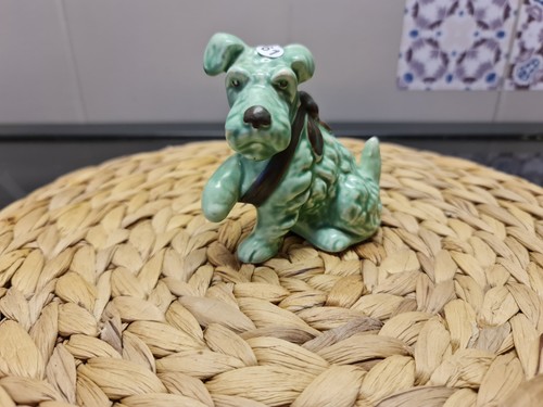 Vintage sylvac green terrier - sylvac,