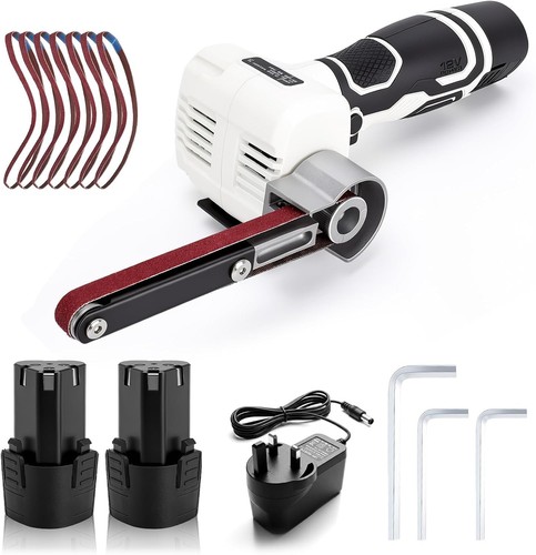 Cordless belt sander 12v - belt,