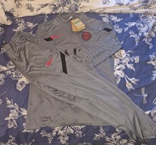 Psg X Nike Tracksuit Grey -