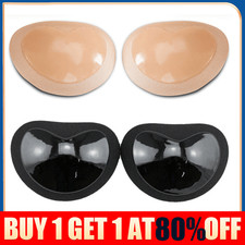 Silicone Gel Bra Pads Push Up Sticky Breast Enhancer Chicken Bikini Fillets Pair