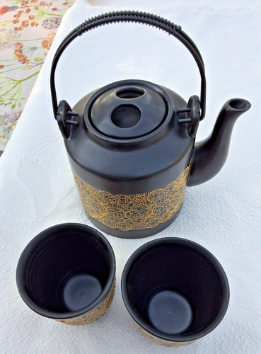Vintage japanese style teapot - vintage,