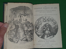 1860 THE GREATEST PLAGUE OF LIFE BY MAYHEW WITH 12 PLATES BY CRUIKSHANK NOVEL *