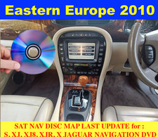SAT NAV DVD DISC MAP UPDATE for S-Type, XJ, XJ8, XJR, X JAGUAR - Eastern Europe