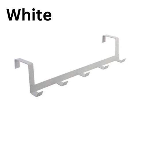 Over the door hooks - 5-hooks, bathroom