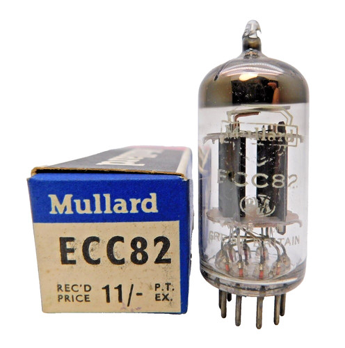 Mullard ecc82 12au7 short - 12au7,