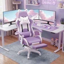 Gaming Chair with Cat Ears for