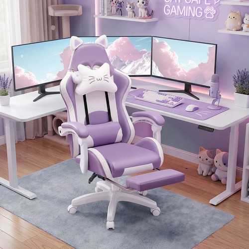 Gaming chair with cat ears - with, for