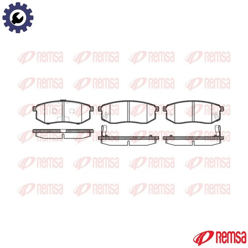 Brake pad set disc - disc,