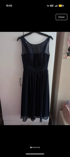 Chiffon bridesmaid midi dress - chiffon,