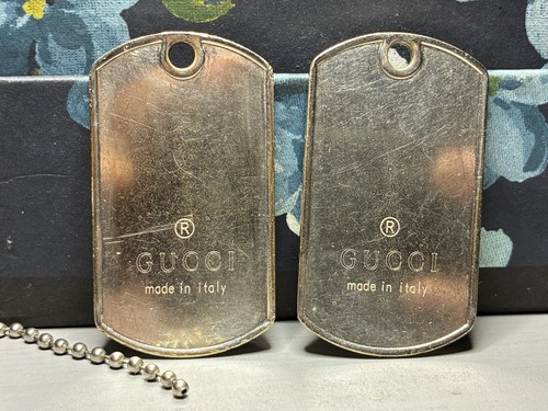Gucci double dog tag - double,