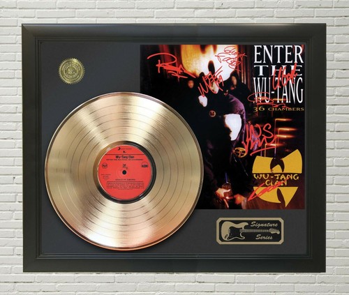 Wutang clan framed black - wutang, wood