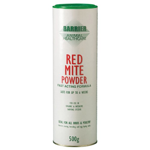 Red mite powder barrier for - red,