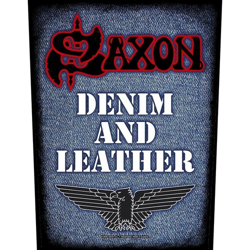 Saxon back patch denim and - saxon,