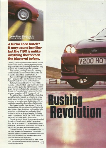 Ford focus t190 original 2000 - focus,