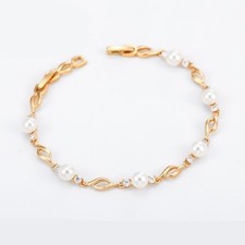 Elegant Gold Plated Pearl