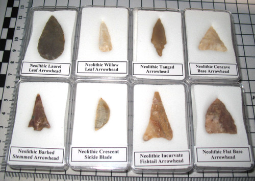 Neolithic stone age tool - , arrow
