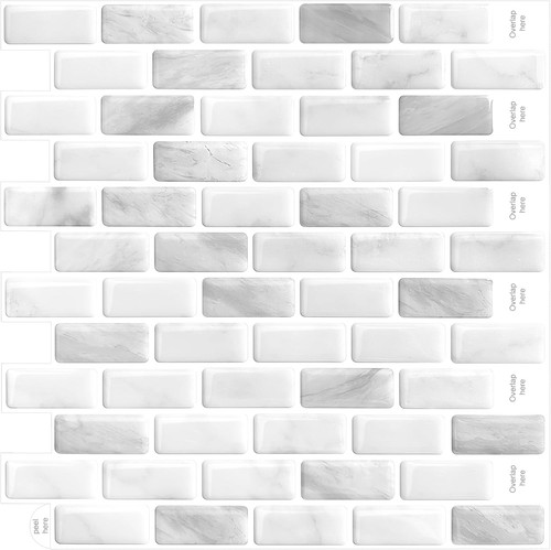 Peel and stick wall tile - stick,