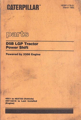 Caterpillar cat d5b lgp - d5b,