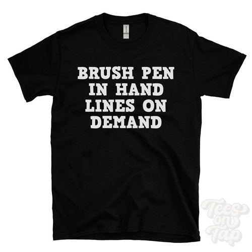 Brush pen hand - pen,