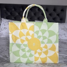 Harrods Bag Multi Coloured Summer Beach Holiday Tote Bag BNWOT
