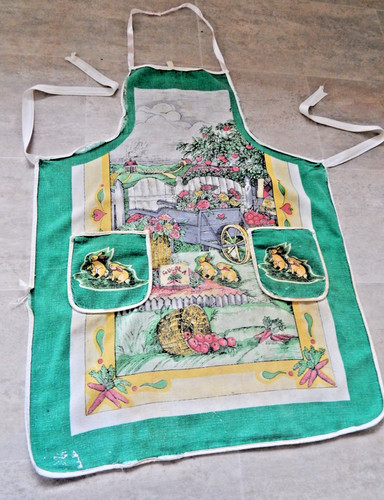 Vintage 50s full apron - vintage,