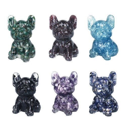 Cute french bulldog figurine - french,