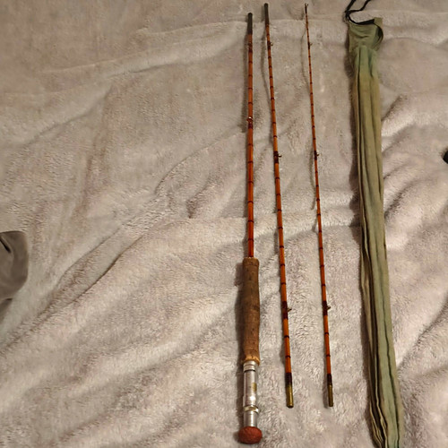 Vintage bamboo split cane - bamboo, 3pc