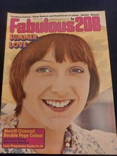 Vintage FABULOUS 208 Magazine 28 JULY 1973 David Cassidy Essex Osmonds 142