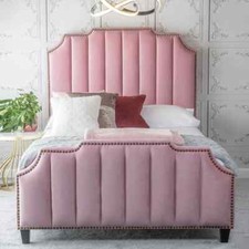 Art Deco Blush Pink Velvet