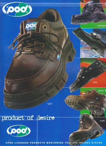 Pod ugly shoes 1998 - pod, magazine
