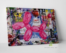 Graffiti Balloon Dog Canvas