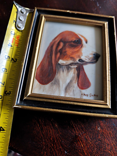 Kay gray miniature - miniature, framed
