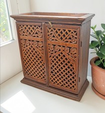 Vintage Wooden Mini Cabinet