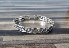 925 Sterling Sliver Adjustable Rabbit  Bracelet