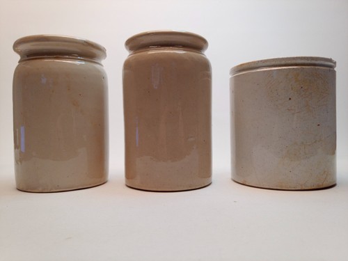 Vintage stoneware pots - 5,