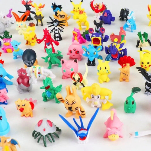144pc pokémon action - action, figures