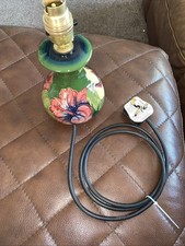 Moorcroft Lamp Base Green