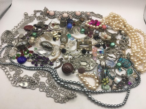 Job lot silver tone vintage - job,