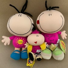 Vintage Bubblegum Bods Smile Dancing Queen Nutty Tart Plush Doll Carlton Cards