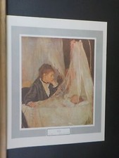 Renaissance Lithographic Print Morisot La Cuna Lithographic Reproduction