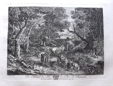 18thc landscape with - ,