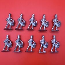 Vintage 25mm Napoleonic War Drummers Military Metal Model Figure
