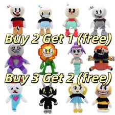 10" Cuphead Plush Plushies Doll Toys Mugman Puphead King Dice Devil Soft Gift UK