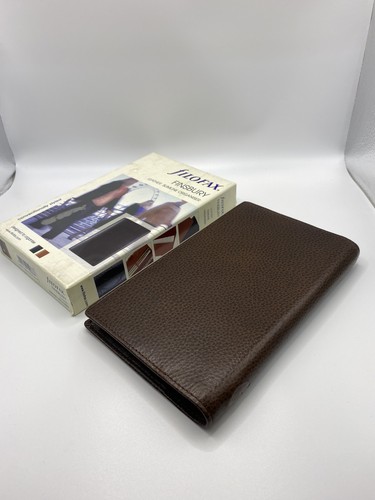 Filofax finsbury brown real - filofax,