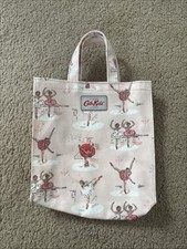 Cath Kidston Kids Small Tote Coated Shopper Bag Handbag Roses Pattern