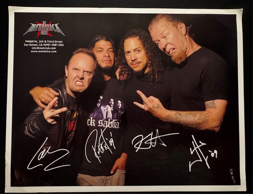 Metallica fan club signed - fan,