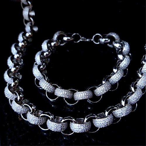 Mens silver 12mm belcher - mens,